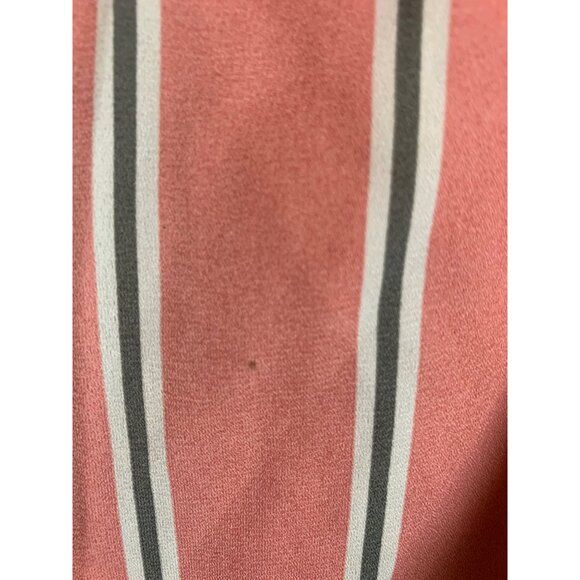 Jon & Anna Contemporary Business Casual Striped Top Womens Size Large Pink AC9 - Picture 3 of 5